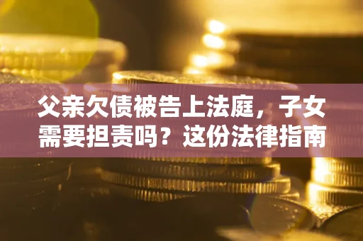 北京父亲欠债被告上法庭，子女需要担责吗？这份法律指南必须看完