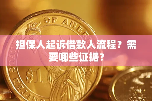 北京担保人起诉借款人流程?需要哪些证据? 北京担保人起诉借款人流程?需要哪些证据?