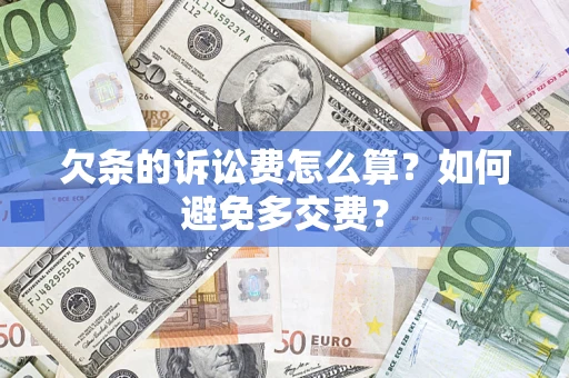 北京欠条的诉讼费怎么算？如何避免多交费？